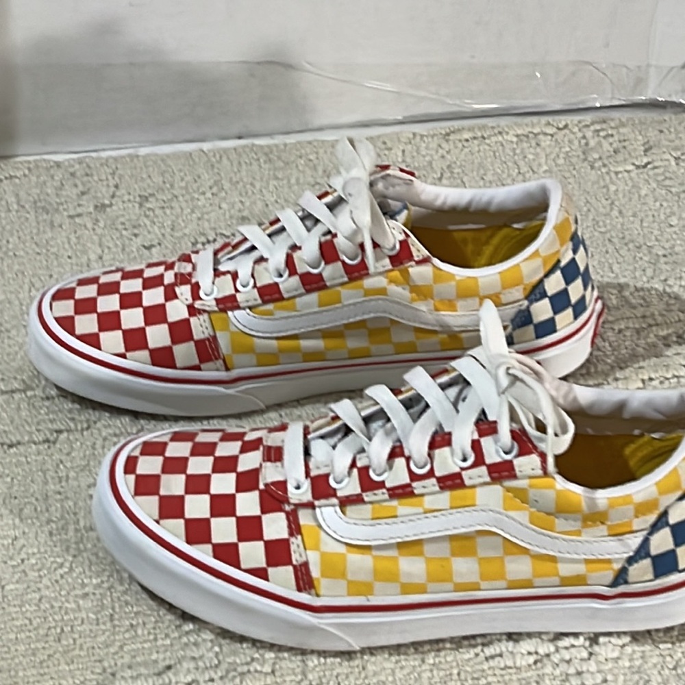 Vans multicolor size 5 youth good Condition - Picture 12 of 12